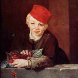 Boy with the cherries